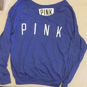 Love Pink Slouchy Soft Crew Sweatshirt